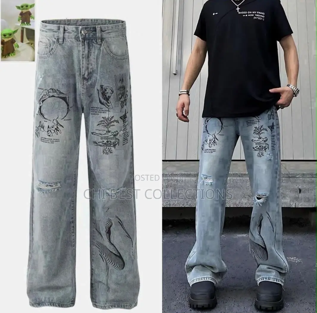 Update Trending High Quality Luxury Baggy Jesns