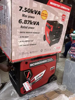 SENCI SC9800IES 7.5KVA Inverter Generator Remote Control