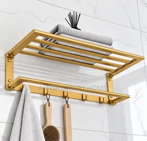Foldable Multiple Towel Rack