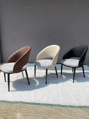 ​Modern Executive Dining & Accent Chairs – Ergonomic Curved Back