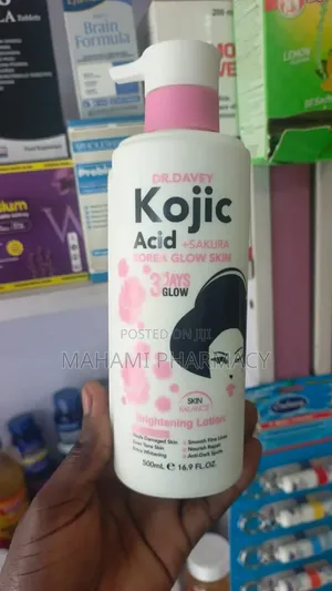 Dr. Davey Kojic Acid + Sakura Korea Glow Skin Brightening Lotion