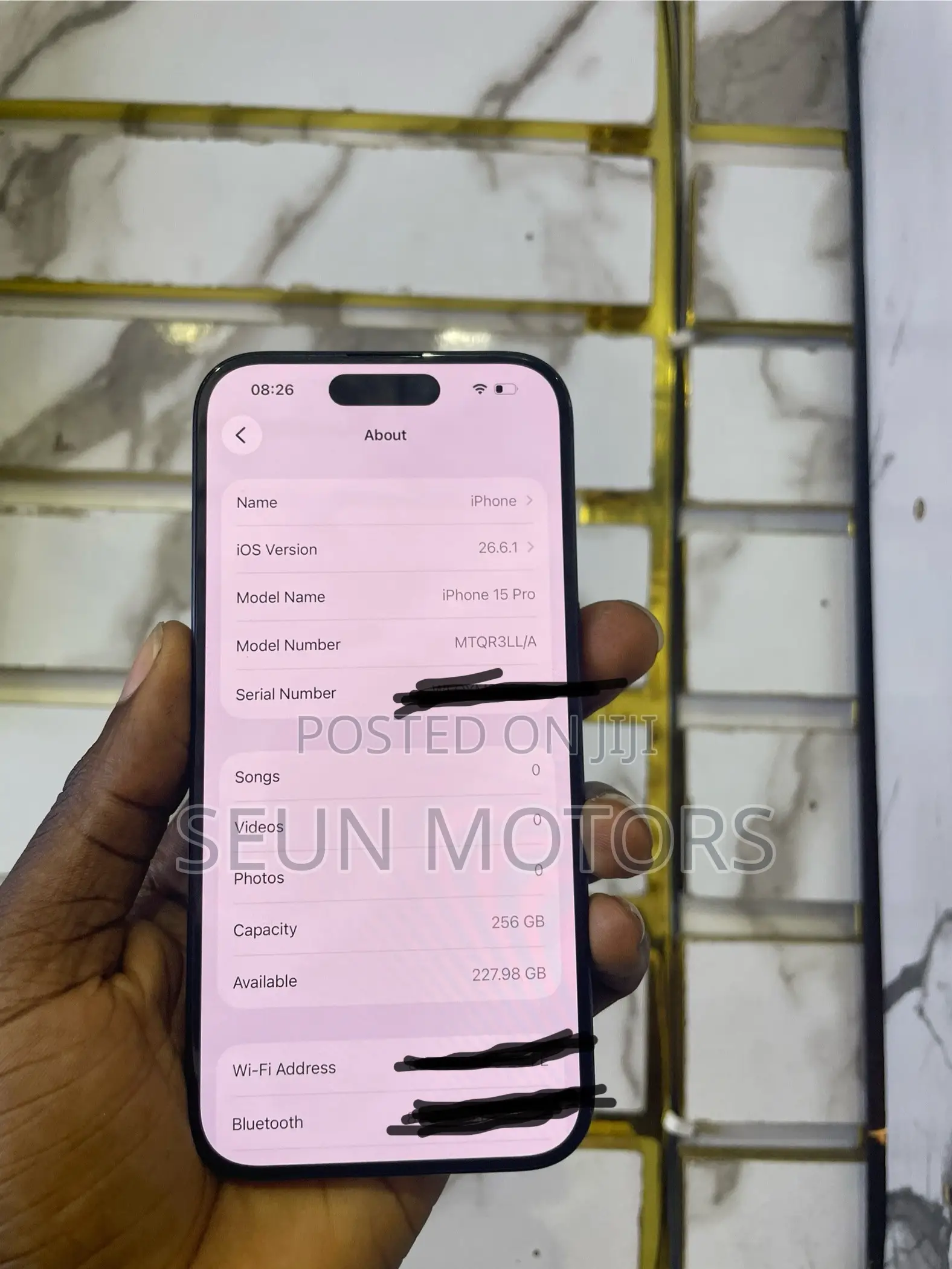 Apple iPhone 15 Pro 256 GB Black