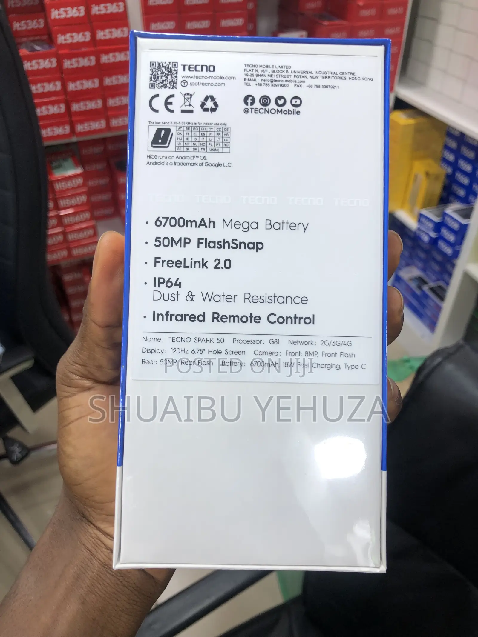 New Tecno Spark 50 128 GB