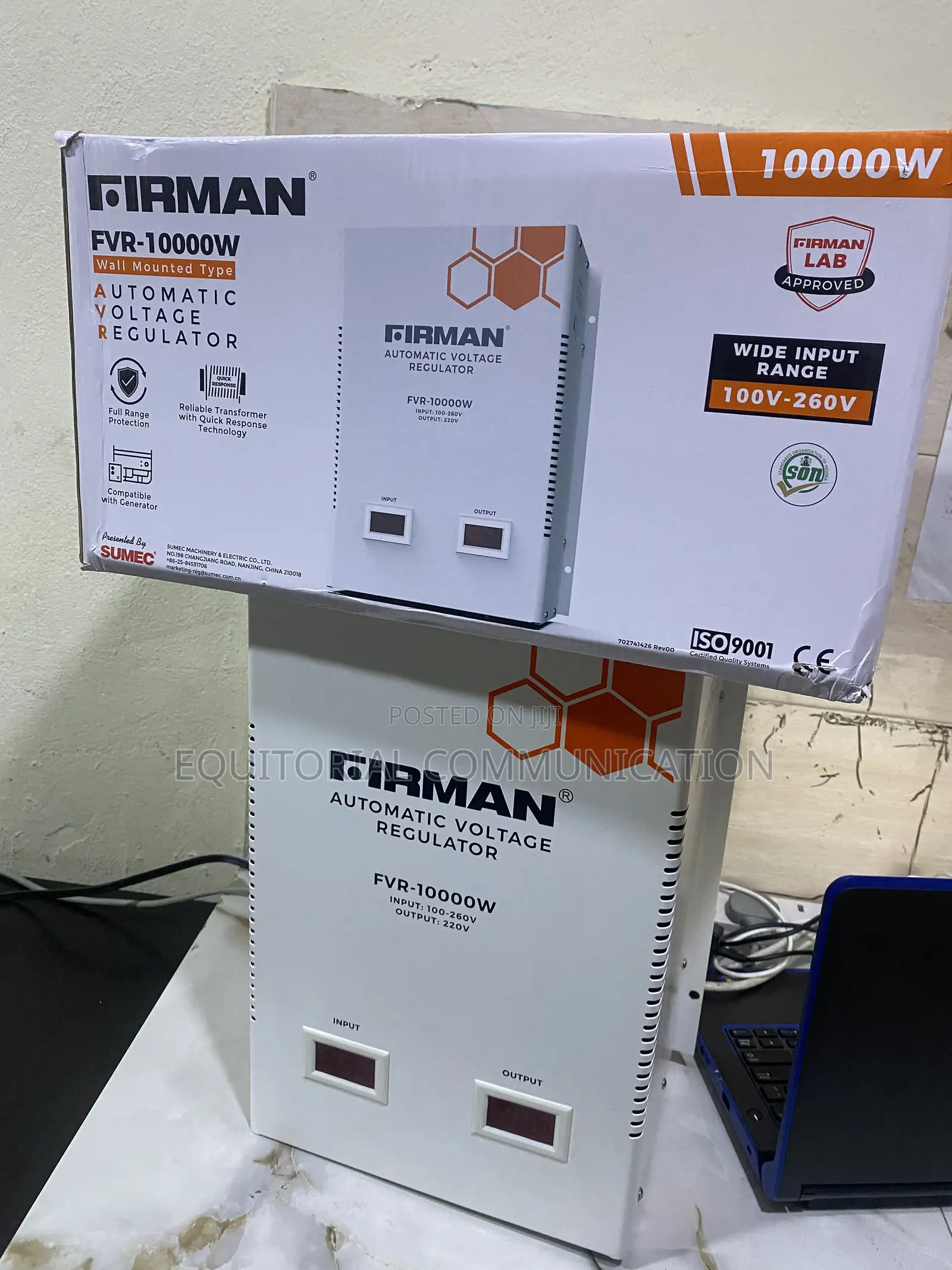 FIRMAN FVR-10000W Automatic Power Voltage Controller