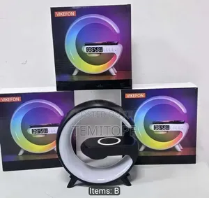 Smart G-Shape Lamp, Bluetooth Speaker & Wireless Charger