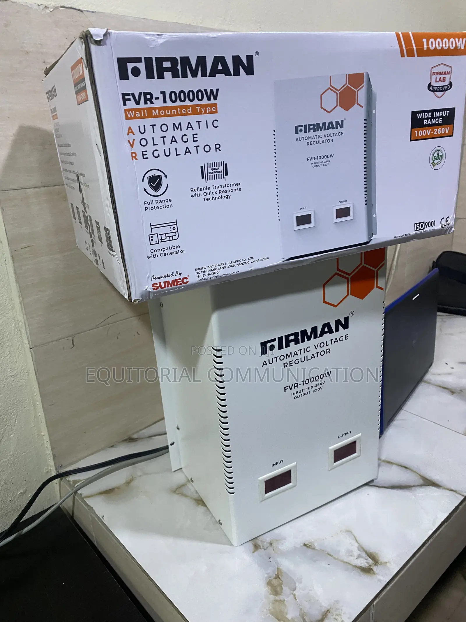 FIRMAN FVR-10000W Wall-Type Automatic Power Stabilizer