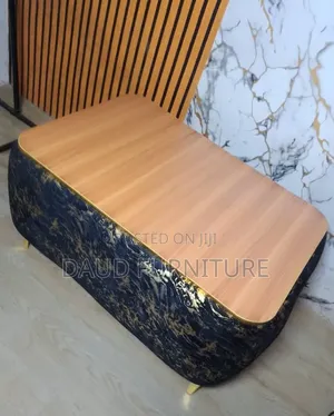 Modern Center Table (Black and Gold Portable Center Table)