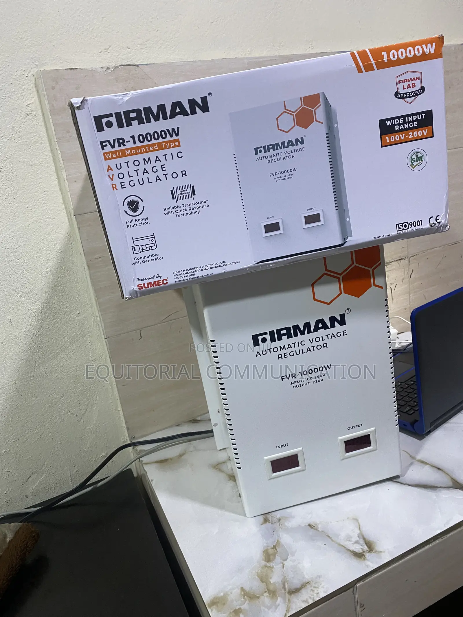 FIRMAN FVR-10000W Electrical Appliance Voltage Protector