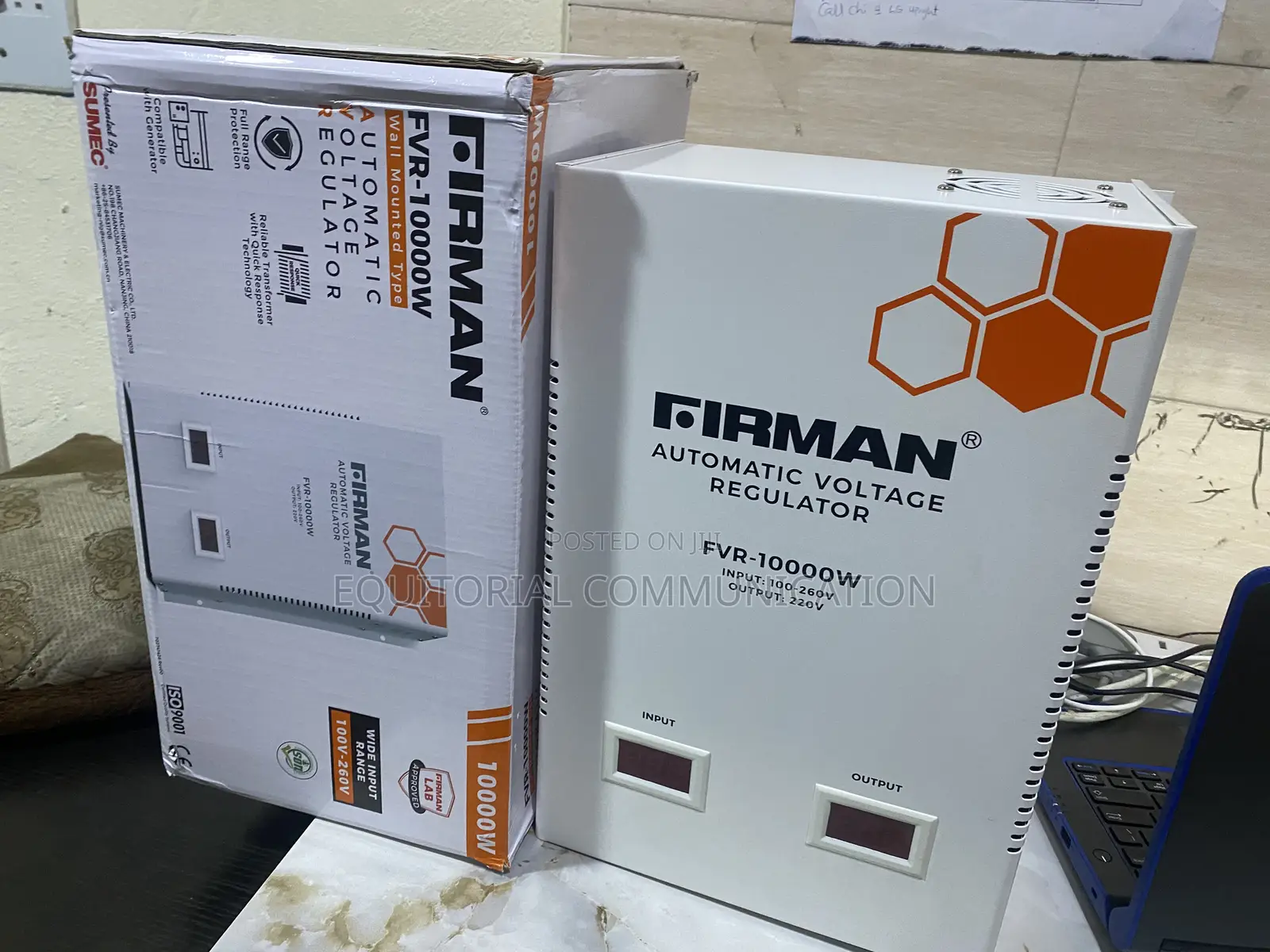 FIRMAN FVR-10000W Automatic Voltage Management Unit