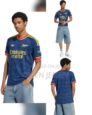Arsenal Blue and Gold Jersey – Classic Away Kit