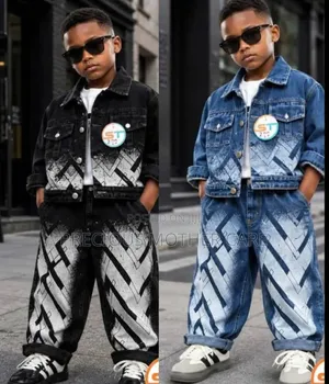Quality Children Bargain Black Jeans Trouser and Jacket and Top 3 Pics