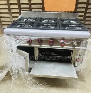 6 Burner Gas Cooker With Oven