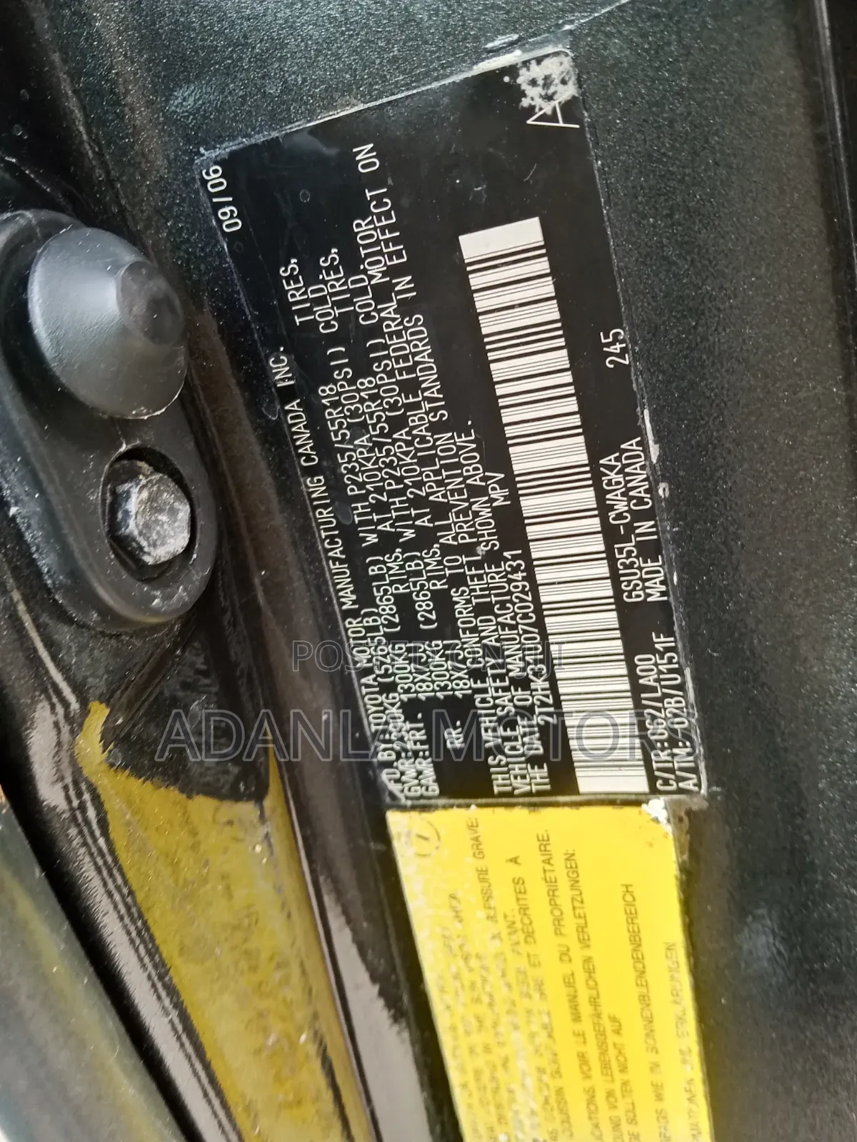 Lexus RX 2007 Gray