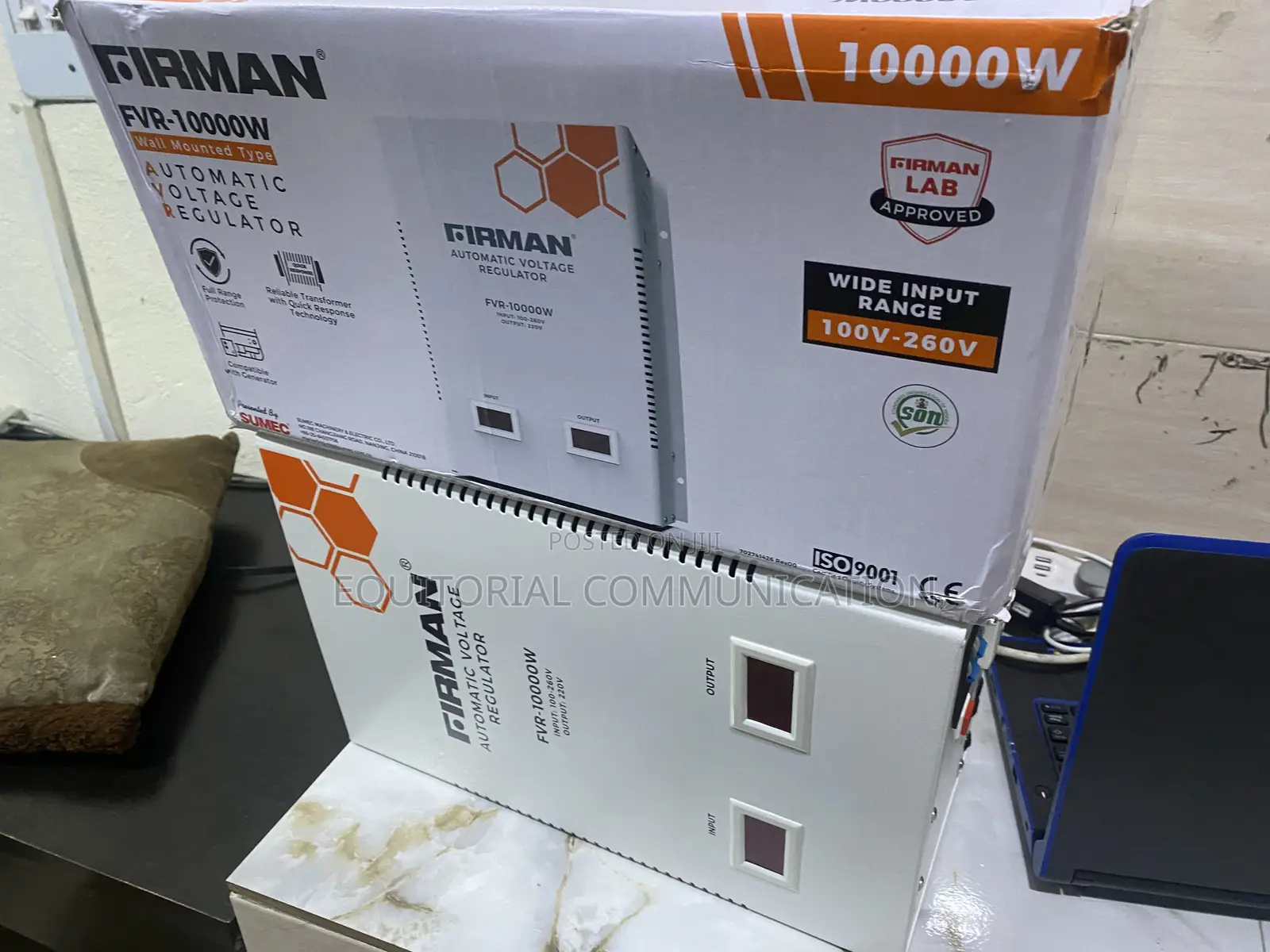 FIRMAN FVR-10000W Automatic Voltage Stabilizer for Office