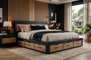 Modern 6x6 Bed Frame for Sale in Lugbe Abuja.