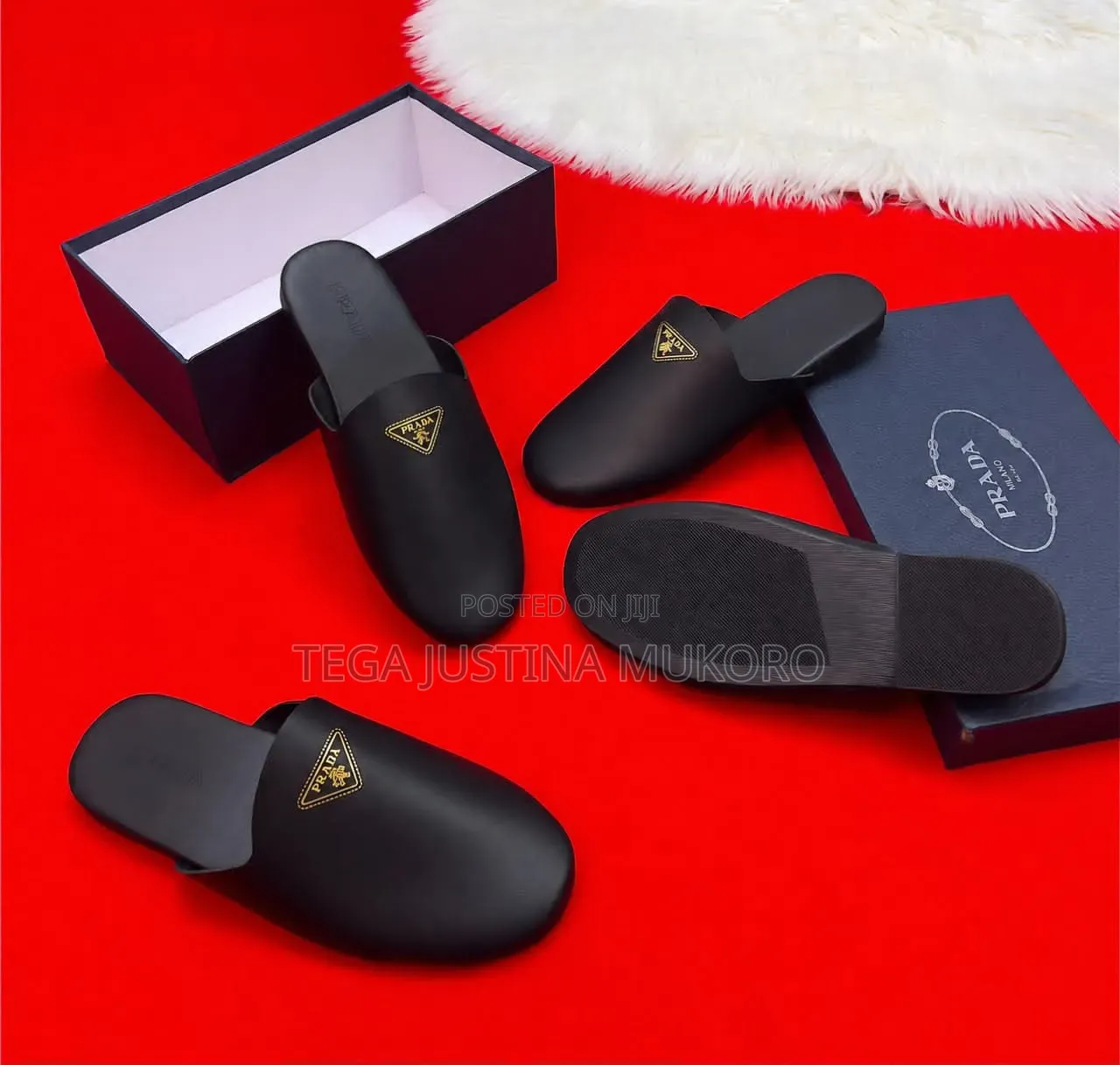 High Quality Prada Men's Half Shoes