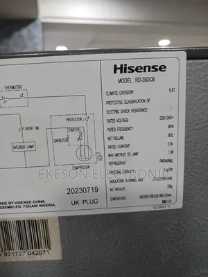 Hisense Fridge 262Litters
