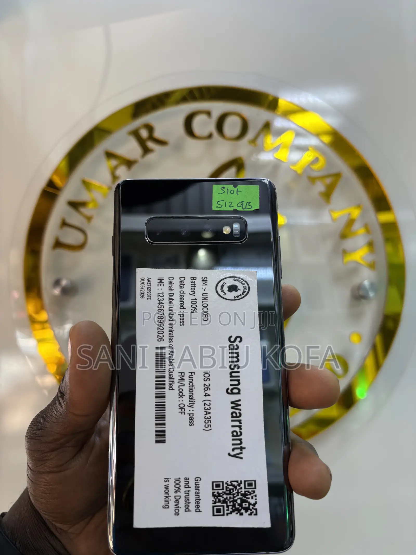 Samsung Galaxy S10 Plus 512 GB Black