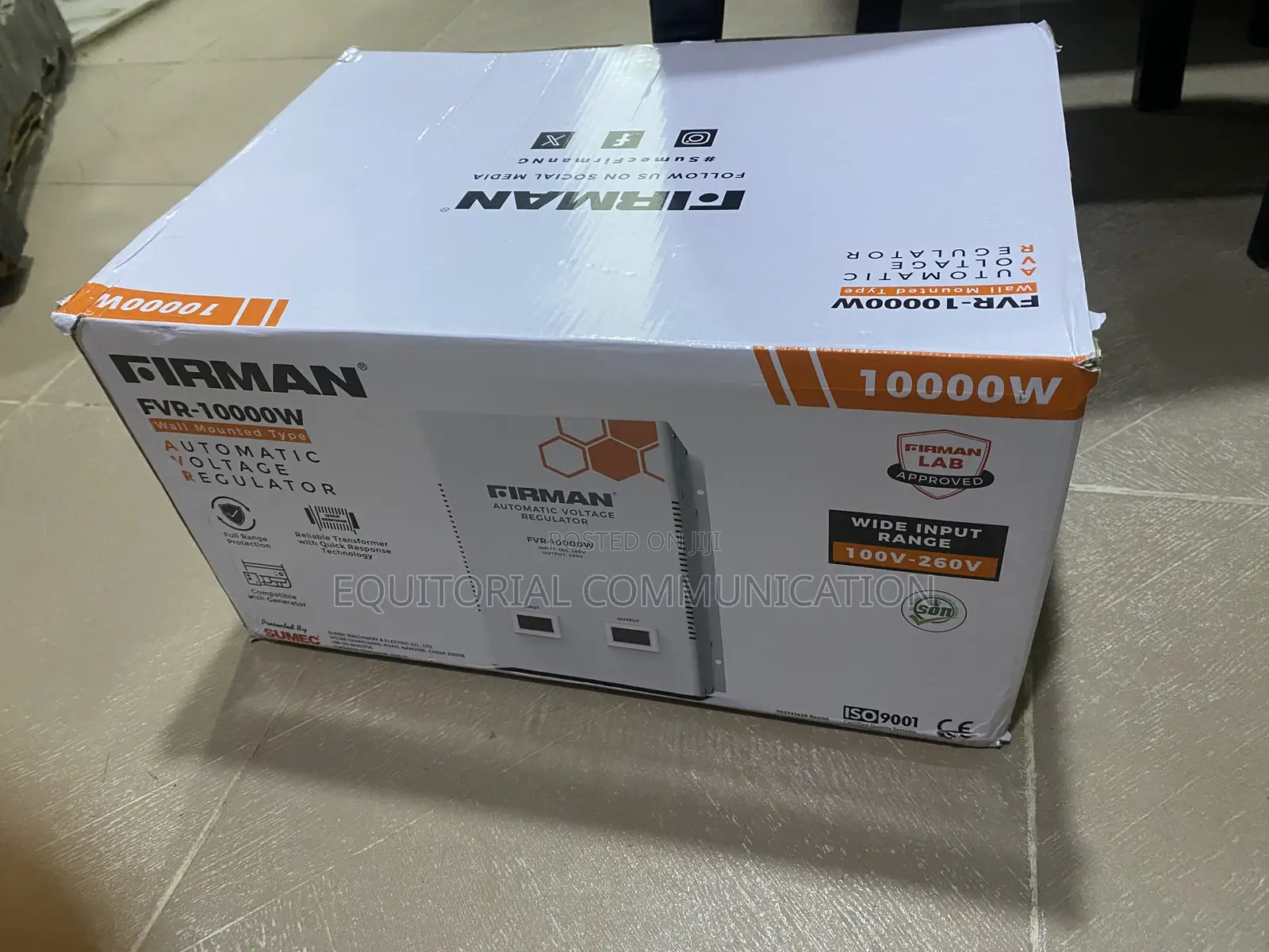 FIRMAN FVR-10000W Wall-Mounted Electrical Power Controller