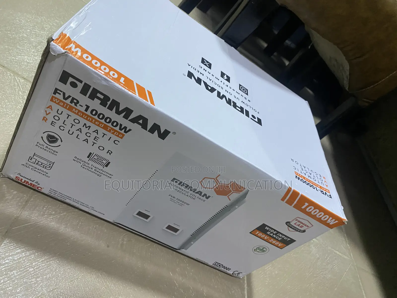 FIRMAN FVR-10000W Automatic Voltage Stabilizer for Household Use