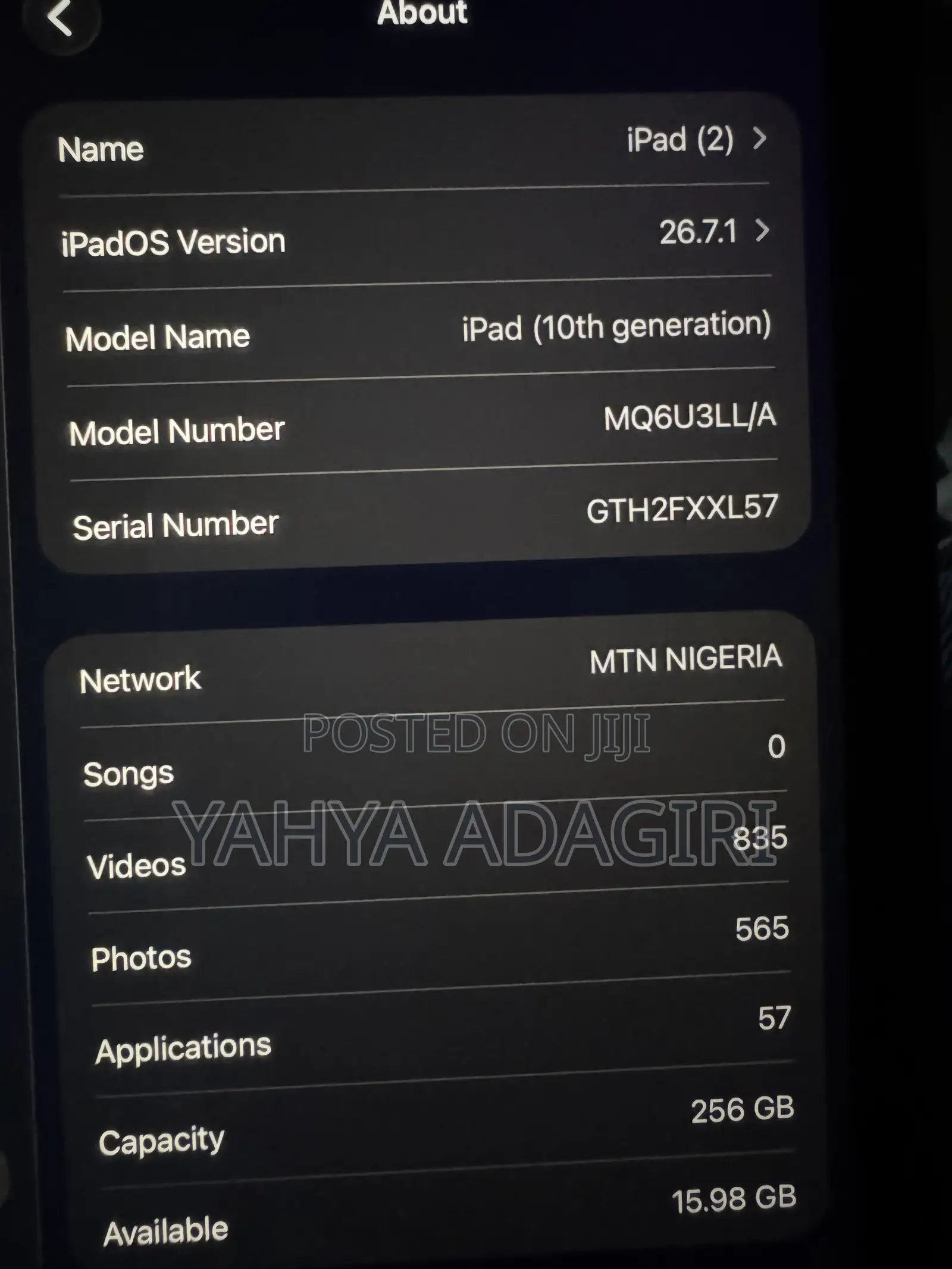 Apple iPad 10.2 (2020) Wi-Fi 256 GB Blue