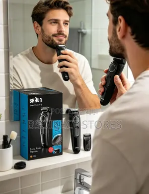 Braun Electric Beard Hair Trimmer, 20 Length Settings