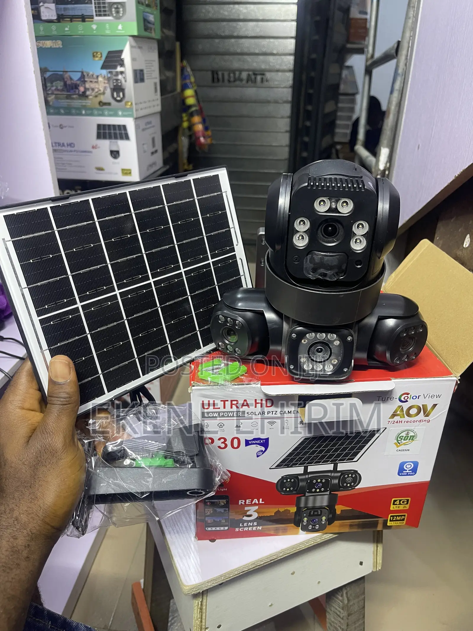 3 Lens Solar Camera