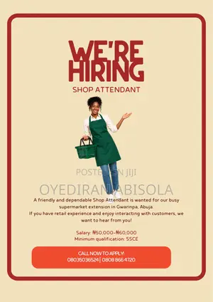Shop Attendant