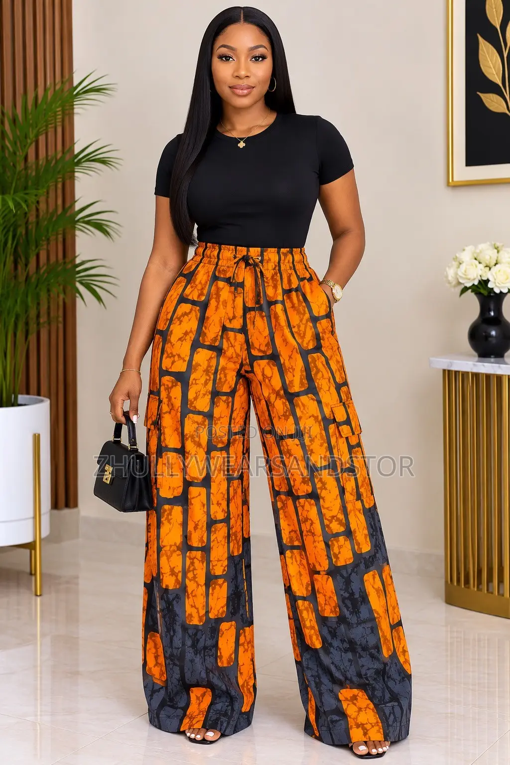 Ready to Wear Ankara Cargo Pants Trousers