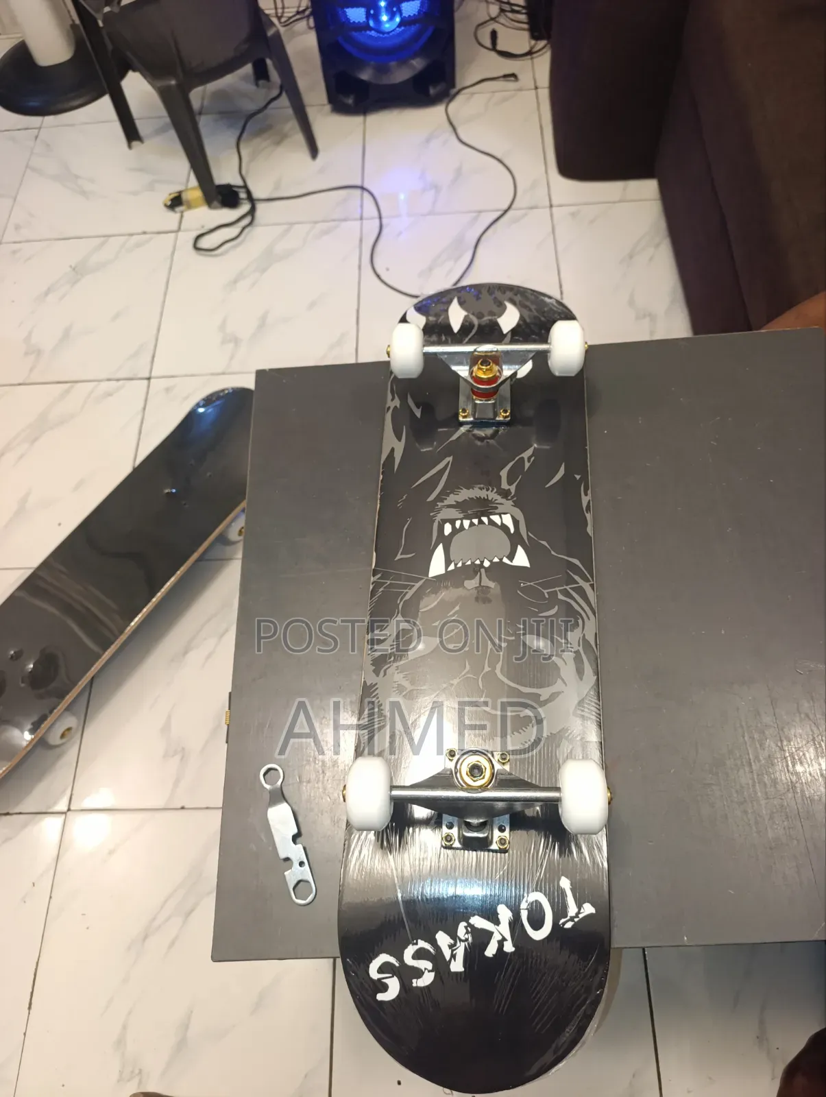 High Quality Skate Board Black Panther