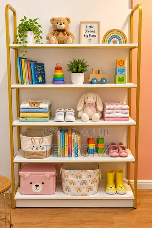 Golden Metal Shelve