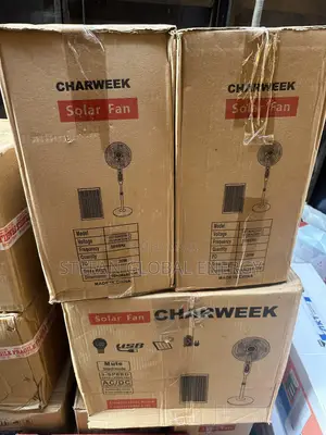 Charweek 16inches Solar .AC and Dc Fan