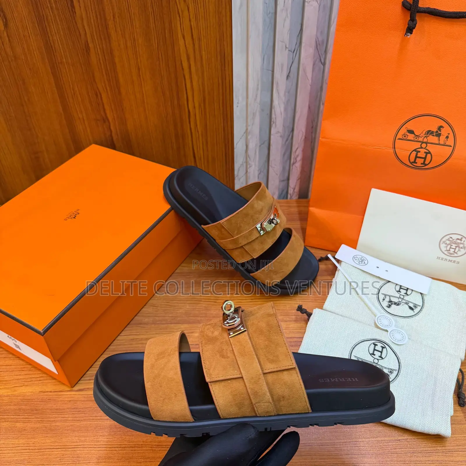 Luxury Update Original Hermes Jackson Sandal.