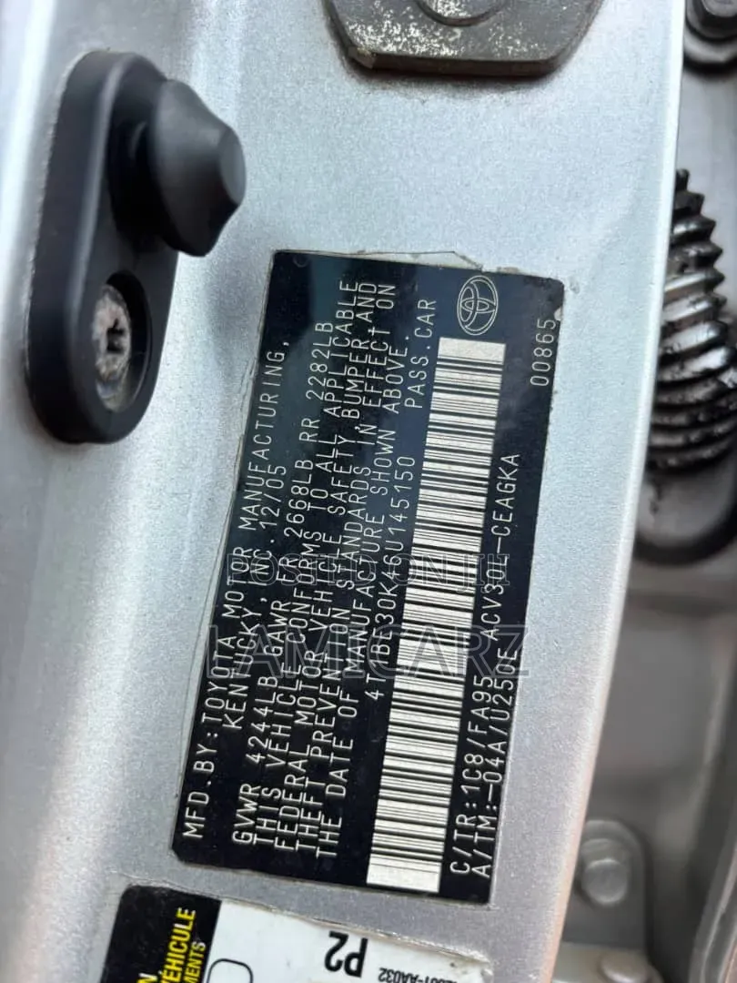 Toyota Camry 2006 Silver