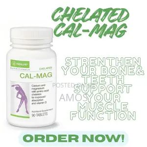 Chelated Cal-Mag With 500 IU Vitamin D3 - 90 Tablets (Single)