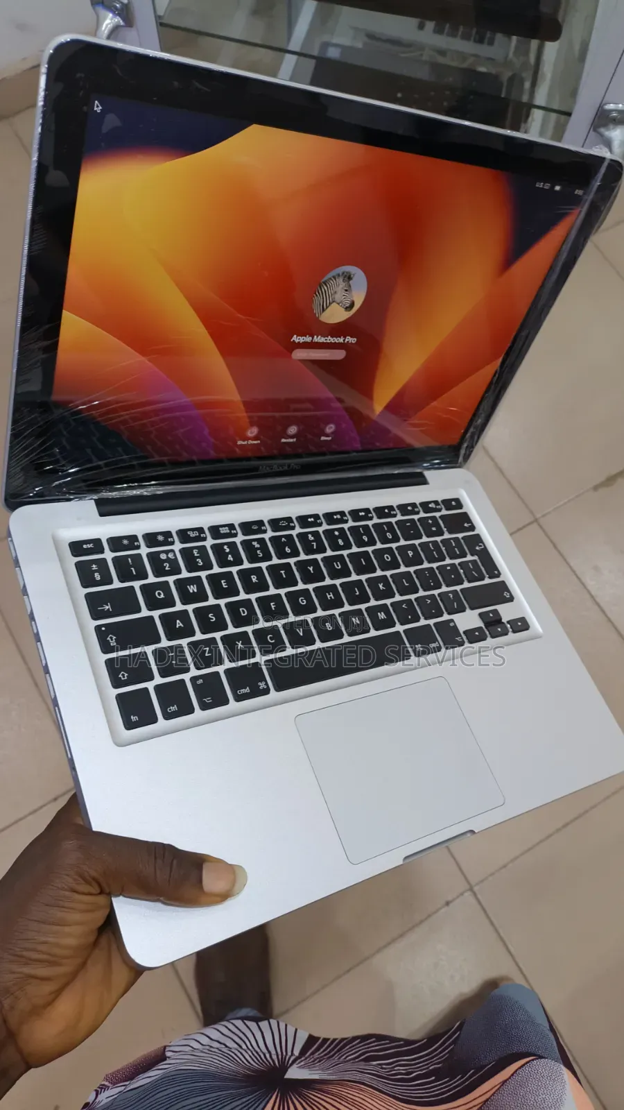 Laptop Apple MacBook Pro 8GB Intel Core i5 HDD 500GB