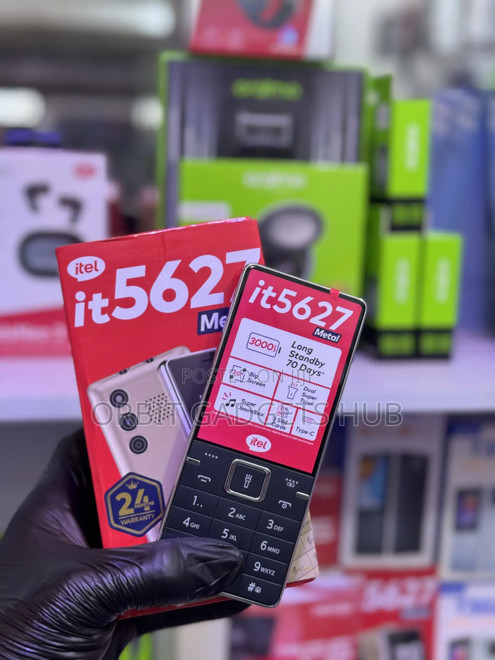 New Itel it5627 Black