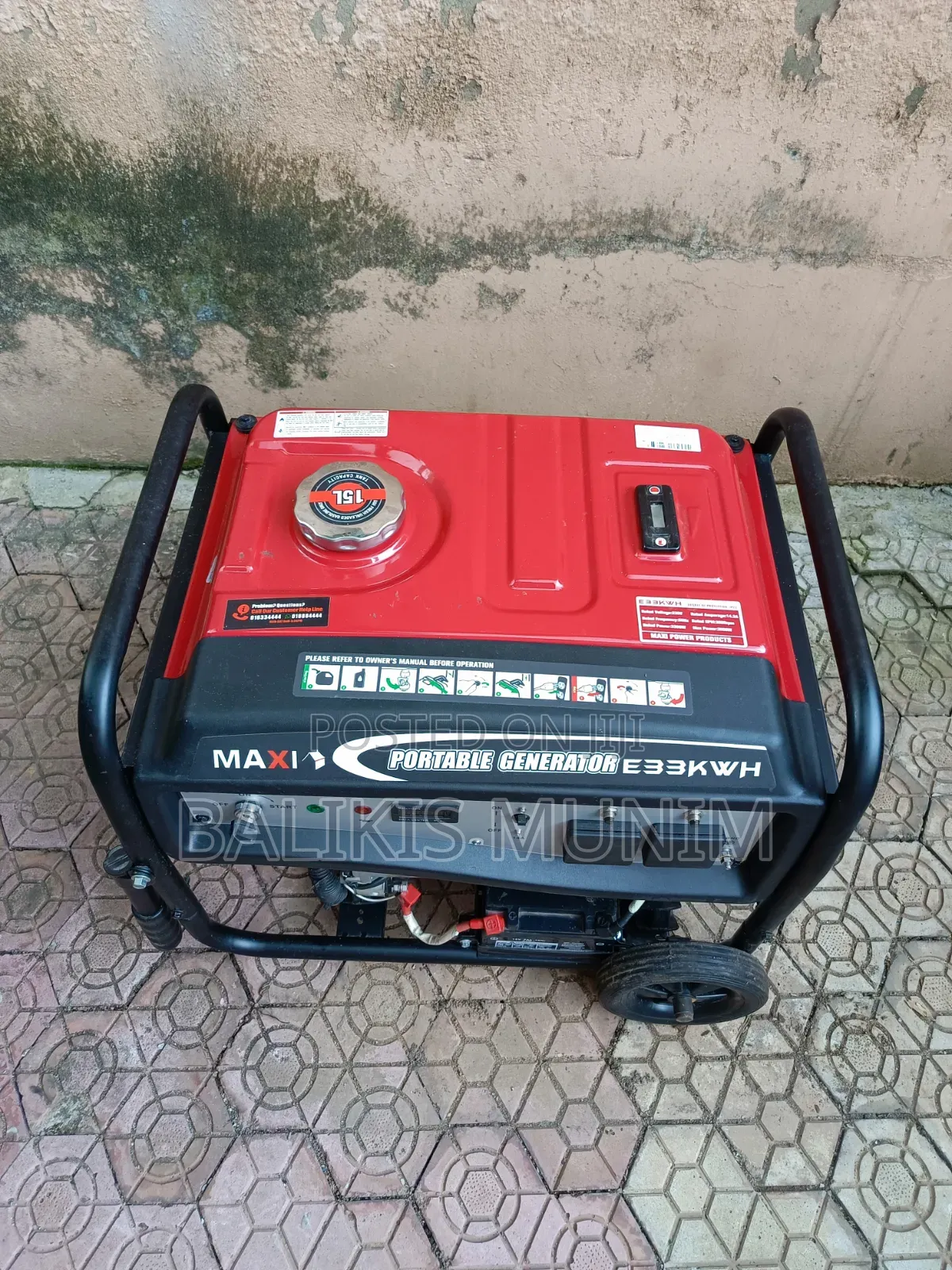 Maxi Gen 3.3kw Key + Wheel + Hand