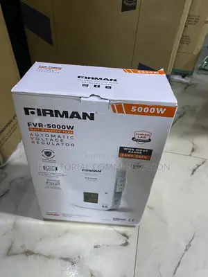 Firman 5000W Voltage Regulator FVR-5000W With 100v-260v Input Range