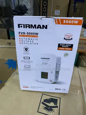 Firman 5000W Automatic Voltage Regulator for Compatible Home Appliance