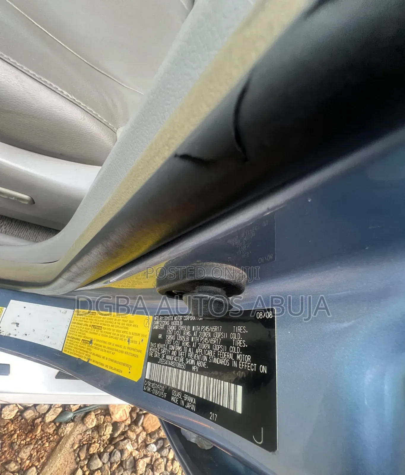 Toyota Highlander 2008 Blue