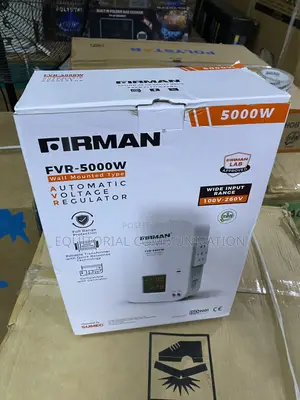 Firman Automatic Regulator FVR-5000W With 100v-260v Input