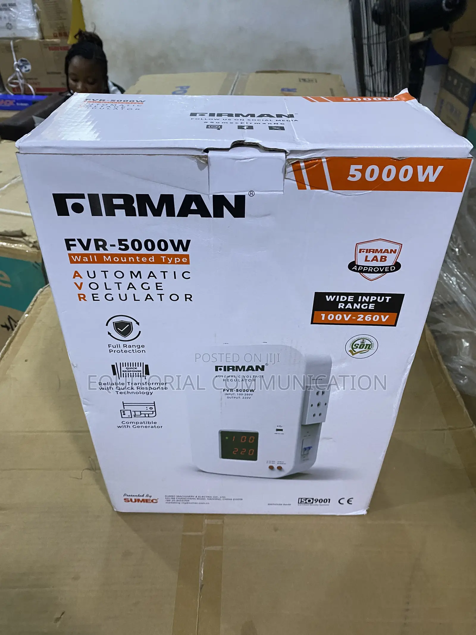 Firman 5000W Automatic Regulating Unit for Household Appliances