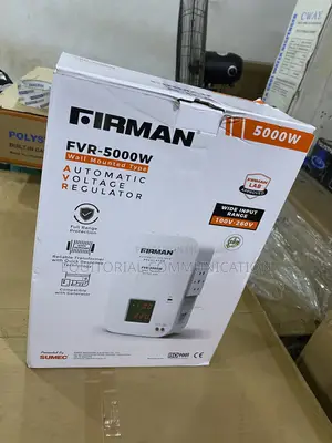 Firman FVR-5000W Wall-Mounted Voltage Control Equipment