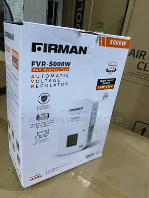Firman Wall-Mounted 5000w Avr Model FVR-5000w 100v-260v