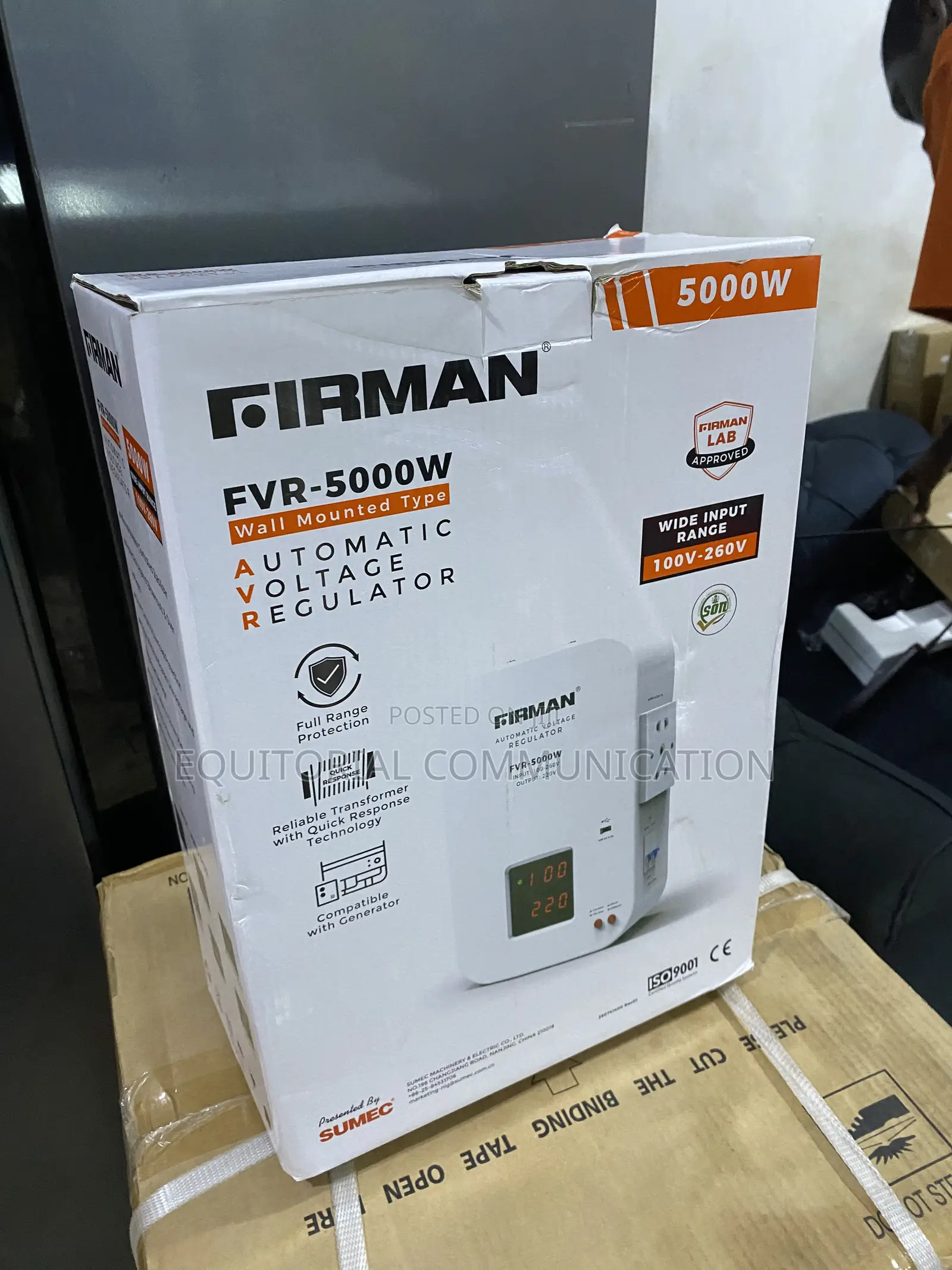 Firman 5000W Automatic Voltage Control Unit for Compatible Devices