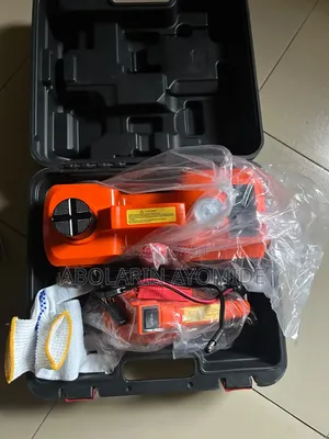 Electric Hydraulic Car Jack 5Ton 12V W/ Impact Wrench & Inflator Pump