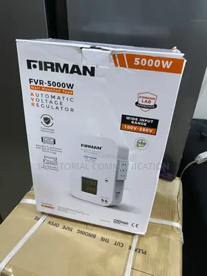 Firman 5000W Wall-Mounted Regulator for Voltage-Sensitive Equipment