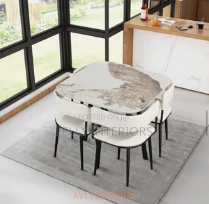 Executive Restaurant/Dining Set With 4 Chairs