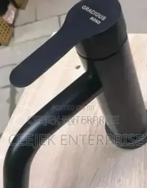 Black Little Mouth Basin Mixer Tap